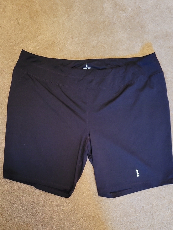 Lands' End Pants - Lands' End Women's 3X Black Performance Active Shorts